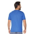 thumbnail image 3 of Expert Brand USA-Made Men's Athletic Heather Crewneck T-Shirt, Dark Heather Royal Blue, XS, 3 of 7