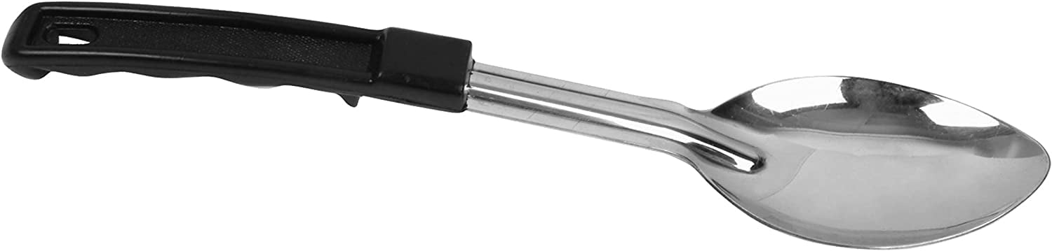 Truecraftware – 13- inch, Solid Basting Spoon, Stainless Steel, Black ...