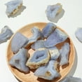thumbnail image 3 of K-KED 30-50g Natural Blue Chalcedony Agate Raw Stone Quartz Blue Lace Crystal Gemstone, 3 of 9
