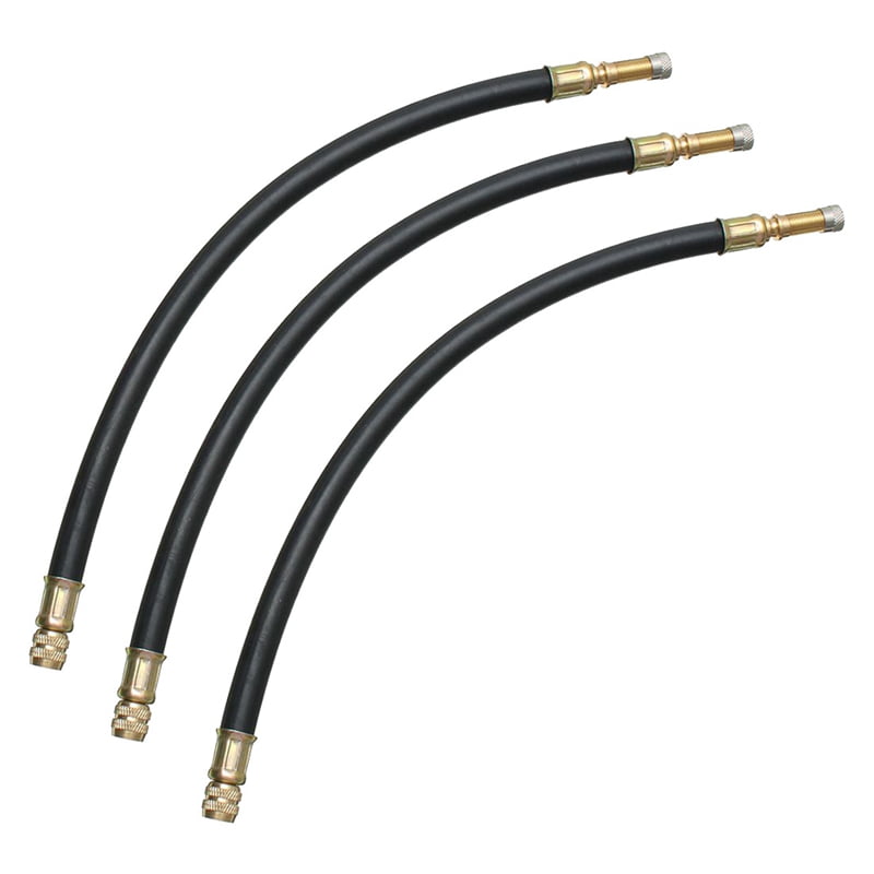 3 Pcs 12 Inch 300mm Flexible Rubber Tire Valve Stem Extension Car