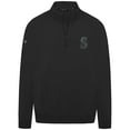 thumbnail image 2 of Men's Levelwear Black Seattle Mariners Murray Nightfall Quarter-Zip Top, 2 of 3