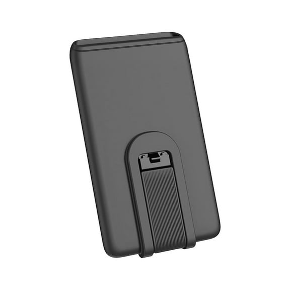 Phone Wallet Stick on,Phone Card Holder for Back of Phone Case,Silicone Sticker Credit Card Holder with Stand