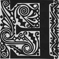 thumbnail image 1 of Ahgly Company Machine Washable Indoor Square Transitional Dark Goldray Area Rugs, 5' Square, 1 of 7