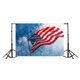 thumbnail image 2 of Telón de fondo de banderas americanas 150x220cm Cuatro de julio Día de la independencia nacional de los EE UU ABPHQTO, 2 of 3