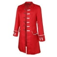 thumbnail image 4 of Victoriano para Hombre, Chaqueta Steampunk, Frac Vintage, Cosplay - rojo, L L Salvador Dali Chaqueta victoriana para hombre, 4 of 9