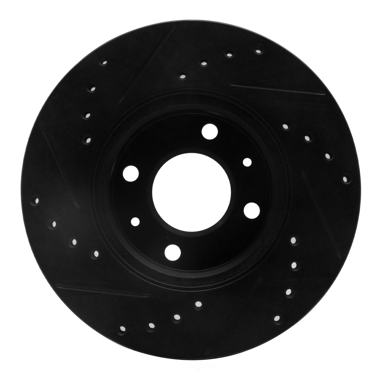 Dynamic Friction Company 633-03001R DFC Brake Rotor - Drilled And Slotted - Black