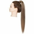 thumbnail image 5 of MY-LADY Women Clip in Ponytail Thick 100% Remy Human Hair Extensions Warp Around One piece Hairpiece Straight, 5 of 9