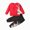 H259-Red, variant on TOWED22 Toddler Baby Boy Christmas Outfits Graphic Crewneck Sweatshirt Casual Pants 2Pcs Fall Winter Clothes Set