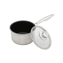 Swiss Diamond 2.1 qt (6.3") Nonstick Clad Saucepan w/Lid