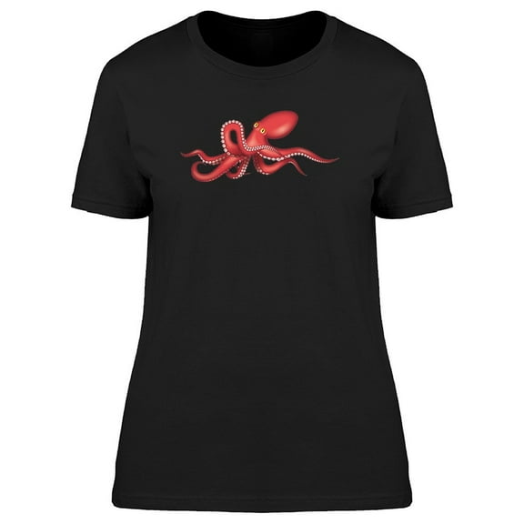 Huge Red Octopus Tee Women's -Image by Shutterstock