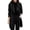Black, variant on Shirts For Women Wool Thin Coat Trench Jacket Ladies Long Slim Overcoat Outwear Solid Button Elegant Coat Pocket Jacket Womens Tops