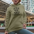 thumbnail image 2 of Love You to the North Pole and Back with Candy Cane Heart Art, Christmas Merch Gift, Sand Hooded Sweatshirt or Hoodie, 3XL, 2 of 5