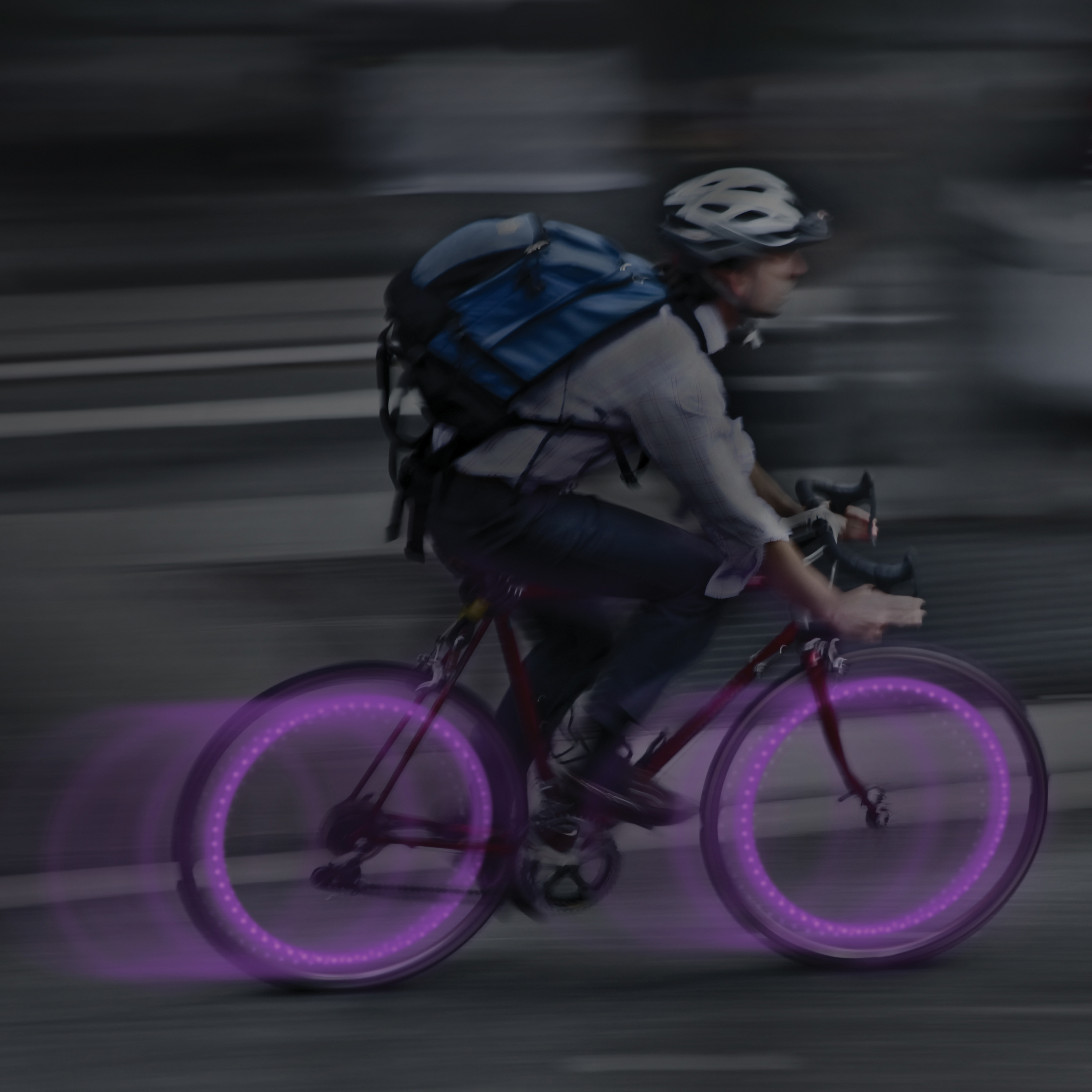 Nite Ize See 'Em Mini LED Bicycle Spoke Lights, Wheel Lights For Nighttime Visibility + Safety, 2 Pack, Purple - image 3 of 7