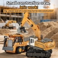 thumbnail image 6 of ZWN 1:64 RC Model Car Remote Control Excavator Dump Truck Forklift Alloy Plastic Simulation Construction Vehicle Toy For Kid, 6 of 9