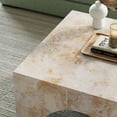thumbnail image 3 of Modway Valen Intérieur - Mobilier de Patio Extérieur Table Basse Arquée en Béton en Onyx Miel, 3 of 10