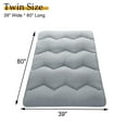 thumbnail image 5 of Japanese Futon Mattress, Twin Size Foldable Japanese Style Floor Mattress Roll Up, Tatami Mat, Camping Mattress Pad, 5 of 8