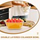 thumbnail image 5 of YSNOOWE 4Ud Cesta Coladora Plástica Para Y Almacenar Y Verduras, 5 of 7