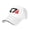 White, variant on Mass E-Ffect N7 Sandwich Cap Unisex Classic Baseball Capunisex Adjustable Casquette Dad Hat