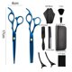 thumbnail image 2 of Tijeras para cortar cabello, 10 tijeras para cabello profesionales con tijeras para adelgazar, peine, capa y clip, 2 of 5