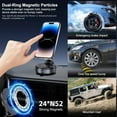 thumbnail image 4 of Soporte para teléfono magnético con ventosa de vacío Soporte para teléfono magnético ajustable 360° Soporte para teléfono magnético para coche gimnasio espejo superficie lisa, 4 of 8