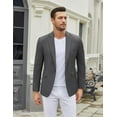 thumbnail image 2 of COOFANDY Men's One Button Sport Coat Blazer Lightweight Casual Formal Wedding Dress Jackets, 2 of 6