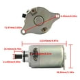 thumbnail image 3 of GY6 Starter Motor 34200-H03-F000 30391-C5-31 11615-A90-13 Electric Starter 125cc Scooter Enduro Universal Motorcycle Accessories, 3 of 6