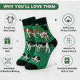 thumbnail image 5 of Novelty Farm Animal Socks Cute Cow Print, 5 Pairs - Soft Stretchy Breathable Knit, Size 9-11, 5 of 5