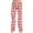 Pink, variant on Women Drawstring Waist Heart Print Lounge Pants Soft Lightweight Relaxed Fit Pajama Bottoms Sleepwear Trousers Black L