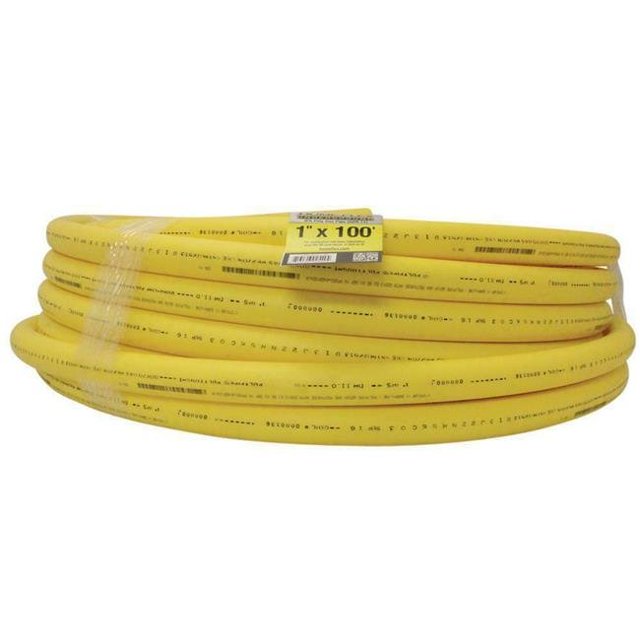 1 in. x 100 ft. Polyethylene Gas Tubing, Yellow