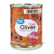 Great Value Sliced Olives, 3.8 oz