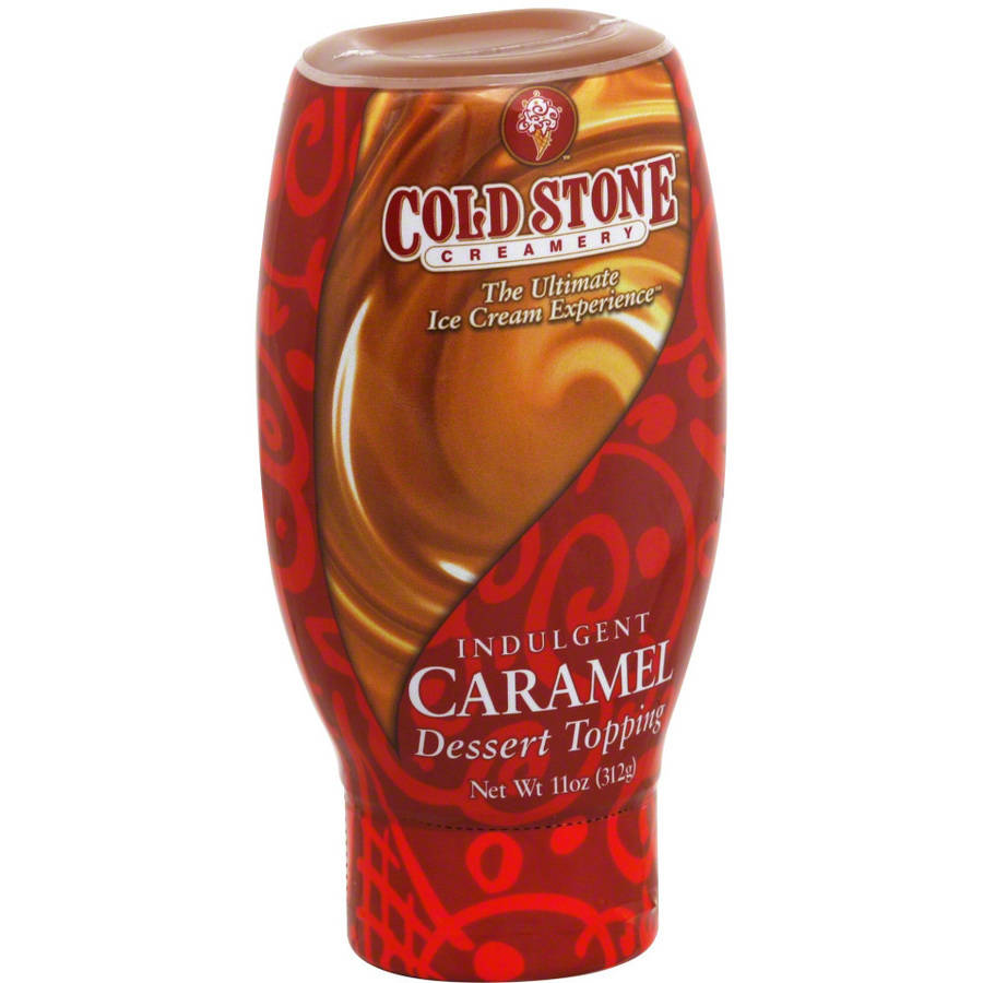 Cold Stone Indulgent Caramel Dessert Topping, 11 oz, (Pack of 6) by
