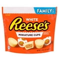 Reese's Miniatures White Creme Peanut Butter Cups Candy, Family Pack 17.6 oz