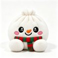 thumbnail image 6 of Christmas Mystery Dumpling Plush Blind Box, Surprise Stuffed Dumpling, Novelty Collectible Stuffed Animal Squeezable Stress Relief Plushie for Christmas Gifts Birthday Holiday Party Favors - White, 6 of 8