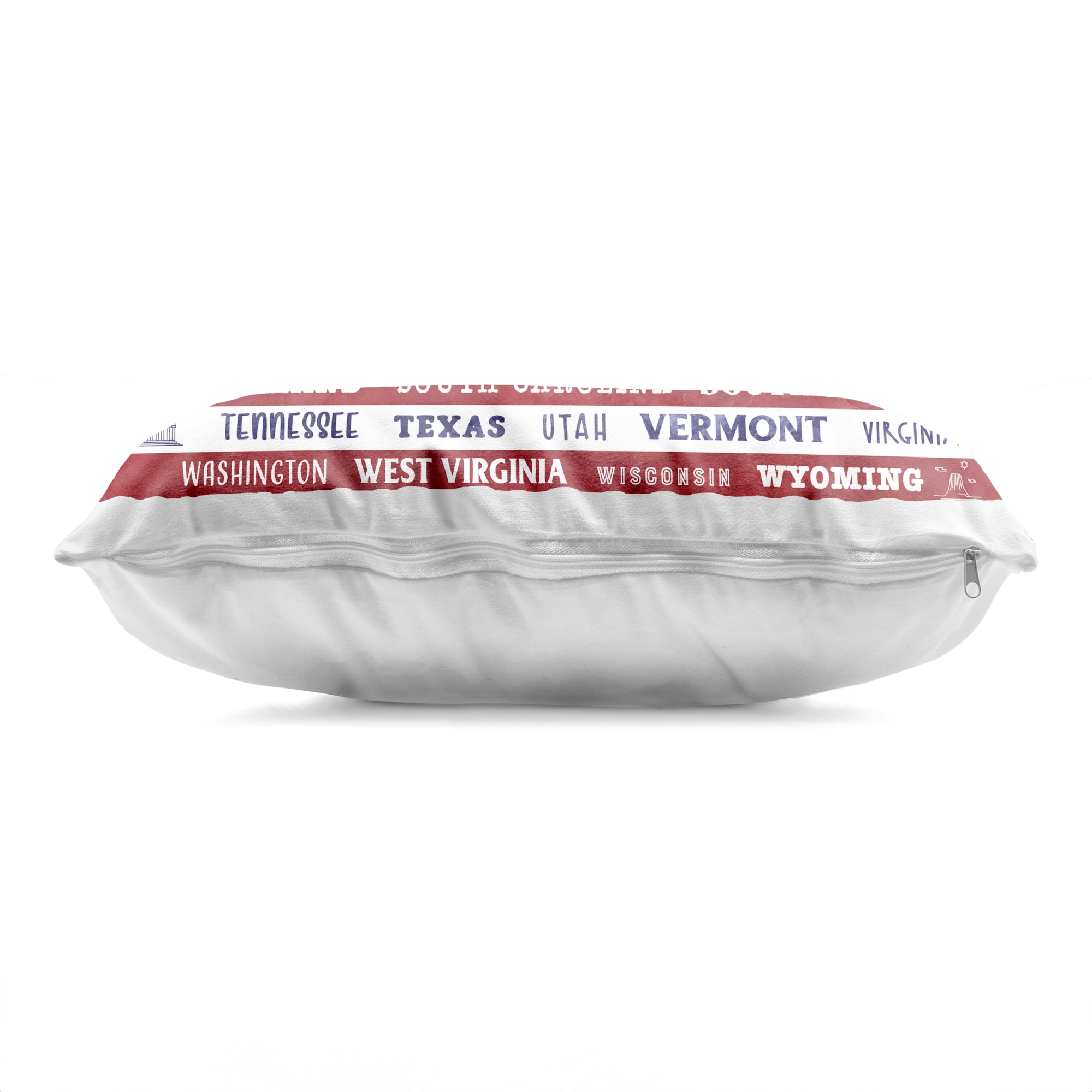 Stupell Industries States Of America Flag Decorative Printed Throw Pillow, design by Daniela Santiago, 14 x 7 x 20