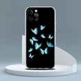 thumbnail image 1 of Funda transparente de silicona para teléfono móvil Apple, carcasa bonita de mariposa rosa para iPhone 14, 13, 11, 12 Pro, 7, 8 Plus, XR, X, XS, Max, 6, 6S, 14Pro Fivean unisex, 1 of 2