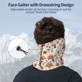 thumbnail image 4 of Neck Gaiter Face Cover Scarf, Cute Gnomes In Red Truck Soft Face Sun Mask Cover Scarf Headband Cooling Sweat Absorbing Bandanas Hiking Cycling Running, 4 of 7