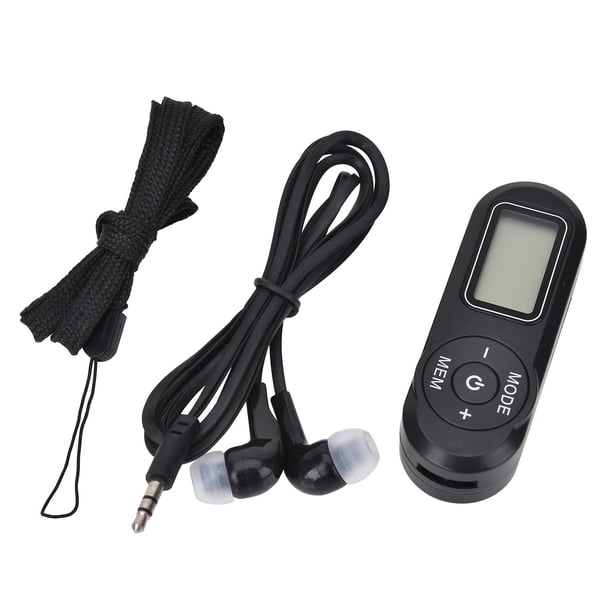 Radio portátil, sintonizador digital FM con la mejor recepción, receptor de transistores de bolsillo con sonido estéreo, walkman a batería con función de escaneo y presintonía