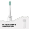 thumbnail image 3 of CIMAXIC 4pcs Toothbrush Protector Box Transparent PS PP Clean Maintenance for Home Use, 3 of 8