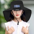 thumbnail image 4 of Solar Fan Hat - Wide Brim Sun Hat with Solar Powered Cooling Fan for Outdoor Activities - UV Protection Fishing, Hiking, Camping Hat for Men & Women, 4 of 4