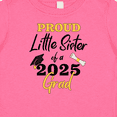 thumbnail image 4 of Inktastic Proud Little Sister of a 2025 Grad Girls Baby T-Shirt, 4 of 5