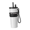 thumbnail image 3 of DOLITY Gobelet Isolé Cadeaux pour Femmes Hommes Réutilisable 710ml pour Camping en Plein Air Voiture Blanc, 3 of 9