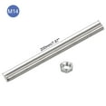 thumbnail image 2 of Uxcell 12Pack M14 x 200mm Fully Threaded Rod w 12Pack Hex Nuts, 2mm Pitch 304 Stainless Steel Right Hand Threaded Rod, 2 of 7