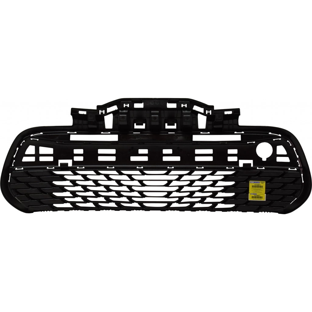 For Kia Rio 2018 2019 2020 Bumper Grille | Front | Textured Dark Gray | LX/S | Hatchbacl/Sedan | CAPA | Replacement For KI1036141 | 86561H9020