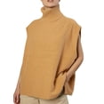 thumbnail image 1 of GXFC Women Fall Sweater Vest Sleeveless Turtleneck Loose Tank Knit Pullover Autumn Warm Knitwear Clothes for Women for Casual Daily, 1 of 9