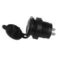 thumbnail image 3 of Adaptador Cargador USB para coche de 12 V/24 V con dos puertos y adaptador de corriente con medidor de voltaje (rojo), 3 of 7