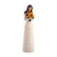 thumbnail image 1 of Escultura Elegondrar Girasol Girl de resina pintada a mano, 20 cm, 1 of 7