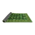 thumbnail image 2 of Ahgly Company Indoor Round Oriental Green Industrial Area Rugs, 6' Round, 2 of 4