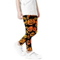 thumbnail image 6 of SERTG Girls' Halloween Fashion Printed Pants Slim Fitted Leggings Soft Outerwear Pants for Children 3-8 Years(Multicolor,3 Years), 6 of 8