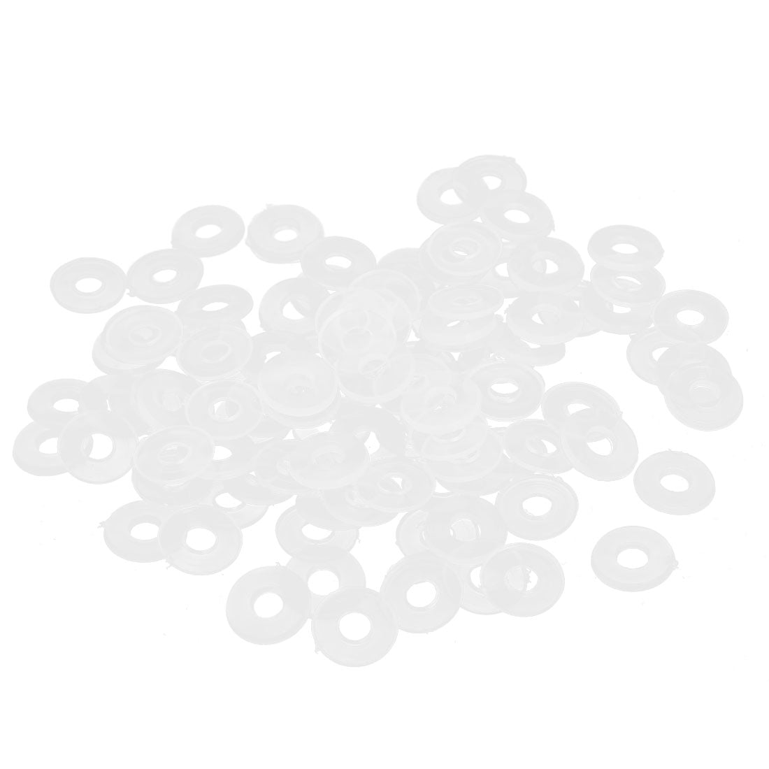 100 Pcs Bolt Gaskets Screw Washers Polished Replacement Gaskets for Parts Home 