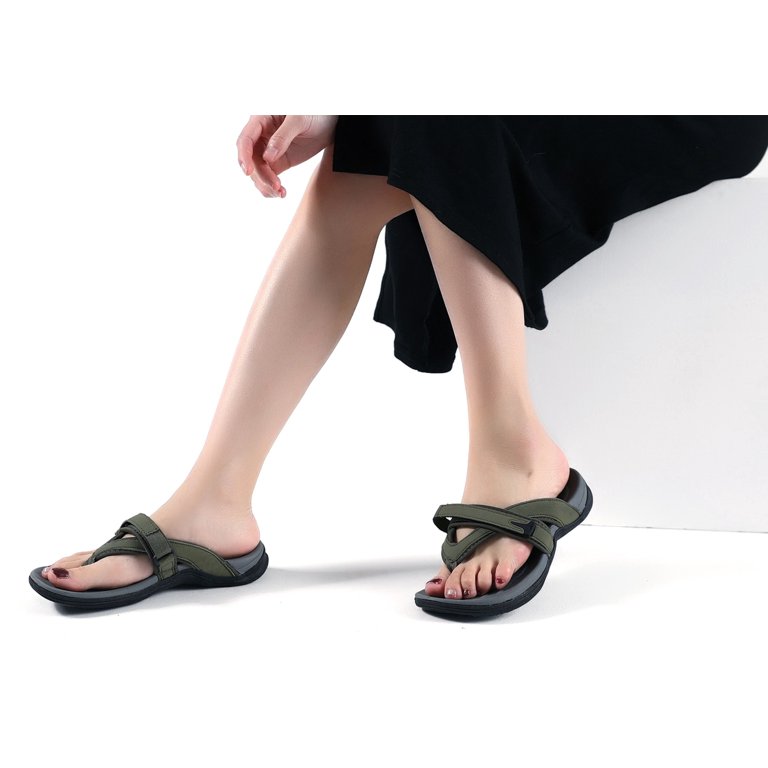 arch support walking flipflops